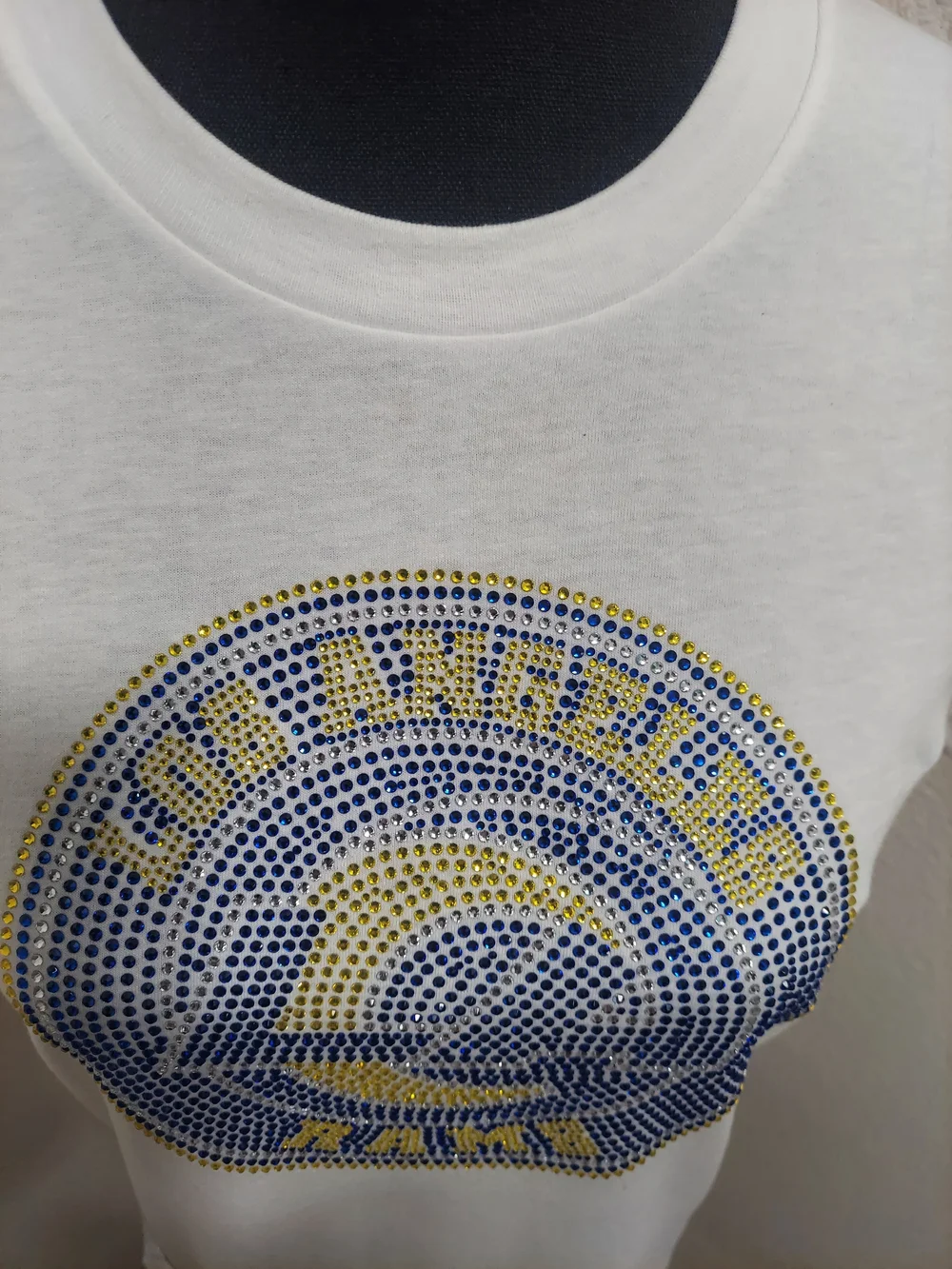 Los Angeles Rams Womens Fitted T-shirt - Picture 5 of 7